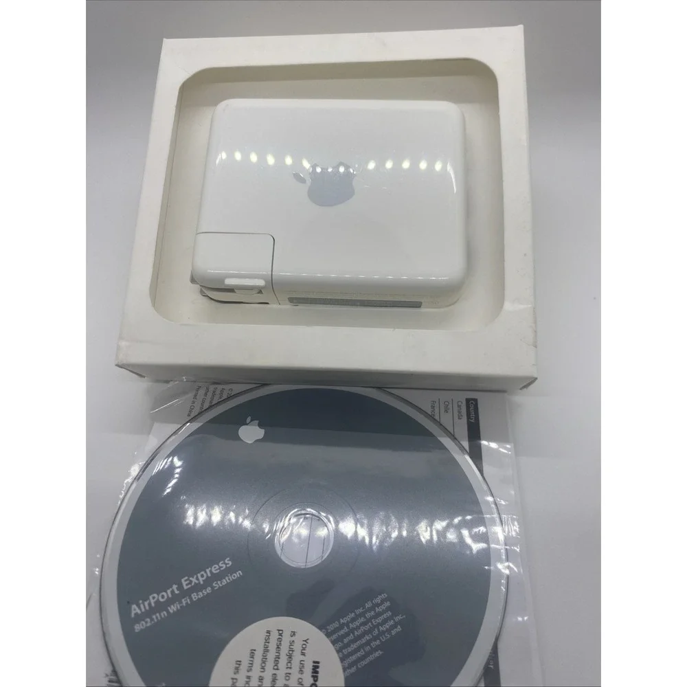 Apple AirPort Express A1264 Wi-Fi Base Station 802.11n Router 3.5mm USB Ethernet